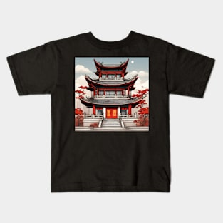 Chinese temple pt6 Kids T-Shirt